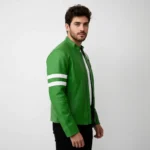 Alien Green Ben 10 Leather Jacket