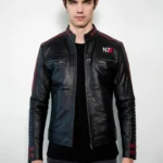 Commander Shepard N7 Leather Jacket Men's