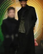 Cynthia Erivo Wicked 2025 Black Overcoat