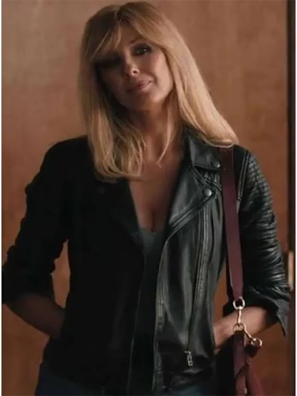 Yellowstone-Beth-Dutton-Leather-Black-Jacket