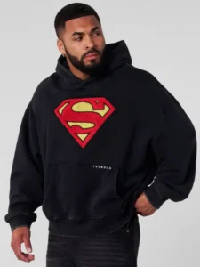 Youngla-Superman-Hoodie-Black