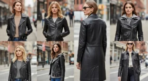 womens leather jacket
