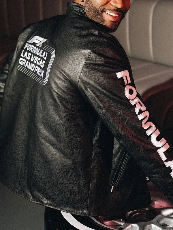 2024-Formula-One-Las-Vegas-Grand-Prix-Unisex-Black-Leather-Racing-Jacket