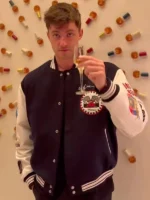 2025-F1-LVGP-Wynn-Las-Vegas-Black-Wool-Varsity-Racing-Jacket