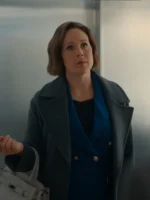 Above the Clouds Erin Krakow Grey Christmas Wool Coat