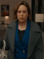 Above the Clouds Erin Krakow Grey Christmas Wool Coat