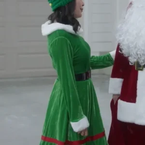 Movie Christmas on Duty Janel Parrish Blair Birch Green Costume