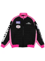 Hello Kitty F1A Black Quilted Race Jacket