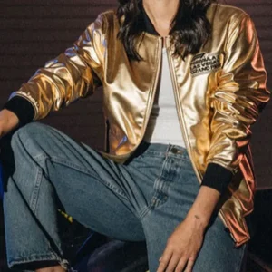 Formula-One-Las-Vegas-Grand-Prix-2024-Unisex-Racing-Gold-Leather-Bomber-Jacket