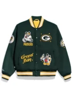 NFL Green Bay Packers x Mickey Mouse Varsity Jacket