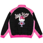 Hello Kitty F1A Black Quilted Race Jacket