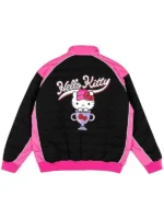 Hello Kitty F1A Black Quilted Race Jacket
