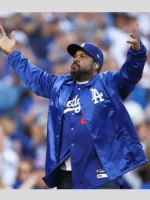 Ice Cube LA Dodgers Coach Blue Jacket