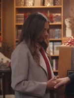 The Christmas Ring Vanessa Mayfield Grey Wool Coat