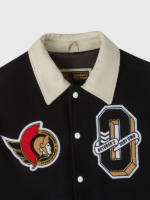 NHL-Ottawa-Senators-Black-Wool-Jacket-Varsity