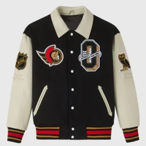NHL-Ottawa-Senators-Black-Wool-Varsity-Jacket