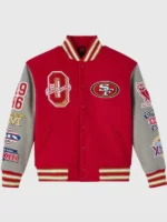 NFL OVO 2025 San Francisco 49ers Varsity Jacket
