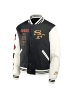 San Francisco 49ers NFL Nike Rivalries Full-Snap Varsity Jacket 2025