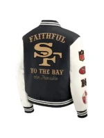 San Francisco 49ers NFL Nike Rivalries Full-Snap Varsity Jacket 2025