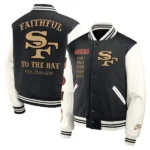 San Francisco 49ers NFL Nike Rivalries Full-Snap Varsity Jacket 2025