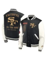 San Francisco 49ers NFL Nike Rivalries Full-Snap Varsity Jacket 2025