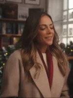 The Christmas Ring Vanessa Mayfield Grey Wool Coat