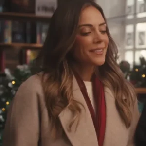 The Christmas Ring Vanessa Mayfield Grey Wool Coat