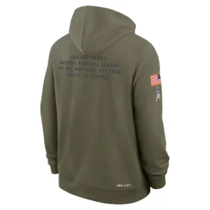2025 Chicago Bears X Nike Salute to Service Dominant Jacket