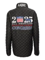 AAQHC Congress Unisex Black Quilted Jacket 2025