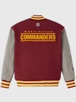 Washington Commanders Burgundy Varsity Jacket 2025