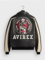 NHL New York Rangers Black Leather Jacket