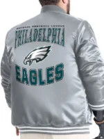 Philadelphia Eagles Adaptive Grey Varsity Jacket - Image 2