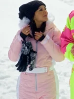 Janel Parrish Pink Ski Suit Finding Mr. Christmas S02