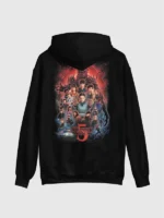 Stranger Things Season 05 Unisex Black Hoodie