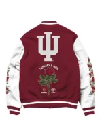 Indiana Hoosiers 2026 Rose Bowl Maroon White Jacket