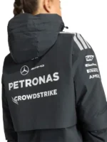 Mercedes AMG Petronas F1 Team Black Cropped Jacket