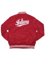 Indiana Hoosiers 2026 Crimson Script Red Bomber Jacket