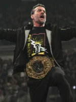 WWE Raw CM Punk Black Bomber Jacket 2026