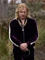 Jack O’Connell Bone Temple Purple Velvet Jacket