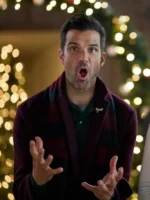 A Christmas Angel Match Michael Purple Wool Coat