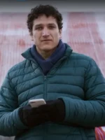 Francesco Filice Green Puffer Jacket 2025 Movie