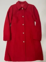 A Newport Christmas Ginna Claire Mason Red Wool Coat