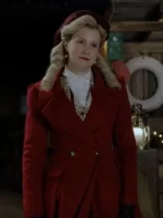 A Newport Christmas Ella Red Wool Coat