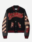 AC Milan 125th Anniversary Black Varsity Jacket