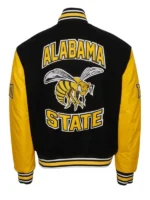 Alabama State University Black Wool Varsity Jacket
