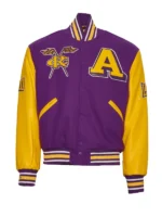 Alcorn State University Purple Letterman Varsity Jacket