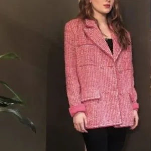 Sadie Sink Pink Blazer The Tonight Show