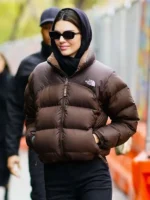 Kendall Jenner Brown Puffer Jacket