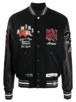 Amiri Luxury Logo Patch Varsity Jacket