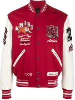 Amiri Luxury Logo Patch Varsity Jacket - Image 5